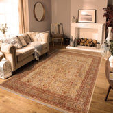handmade Traditional Kafkaz Beige Brown Hand Knotted RECTANGLE 100% WOOL area rug 8 x 10